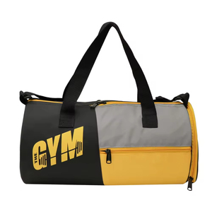 Bolsa de Gimnasio de Gran Capacidad con Logotipo Personalizado, Bolsa de Viaje Oxford de Color Sólido para Equipo de Fitness, Bolsa Deportiva - Product Image 1