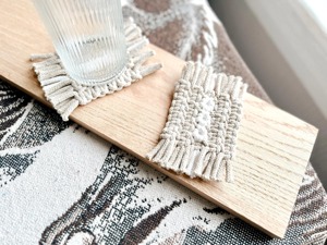 Decorative Floral Pattern Colorful Coasters Premium Handmade Macrame Table Decor for Gifting and Home Styling - Product Image 2