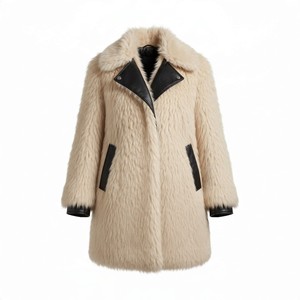 <b>Men's</b> Plus Size <b>Long</b> Faux Fur <b>Coat</b> <b>Black</b> Leather Lapels Casual Winter Jacket <b>Long</b> winter jacket <b>men</b> Casual fur - Product Image 4