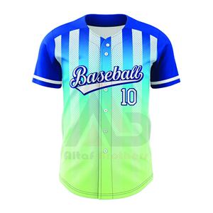 Maillot de baseball unisexe respirant antibactérien à séchage rapide 2025, personnalisable OEM, manches courtes, option grande taille, tissu 100 % polyester - Product Image 1