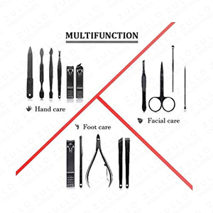 OEM Stainless Steel <b>Manicure</b> Pedicure Nail Grooming <b>Kit</b> Professional Travel Set for Men Women Wholesale - Product Image 5