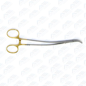 Ratchet Stratte <b>Valve</b> <b>Needle</b> Holder Curved Jaw Surgical Instrument with TC Inserts Ring Handle 19 cm 7.5-Inch Stainless Steel - Product Image 5