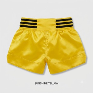 OEM Custom Sublimation Stretch Breathable Muay Thai <b>Shorts</b> Satin Made Custom Kickboxing <b>Grappling</b> <b>Shorts</b> Premium MMA Fight Gear - Product Image 4