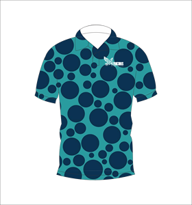 เสื้อโปโลผู้ชายแบบสั่งทำพิเศษ สีกรมท่า ลายจุด สำหรับกอล์ฟ ระบายเหงื่อได้ดี แขนสั้น ประสิทธิภาพสูง ผู้ผลิต OEM - Product Image 1
