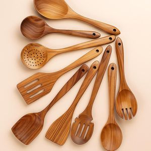 Cuillère de cuisine en bois artisanale, finition soignée, ustensile adapté aux chefs professionnels et aux chefs amateurs - Product Image 6