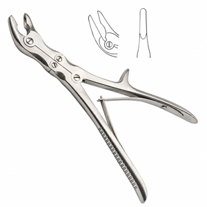 Pinzas Angulares de Pico de Pato Echlin de Doble Acción, Instrumento Quirúrgico para Cirugía General, Certificado CE Clase I, Manual - Product Image 1