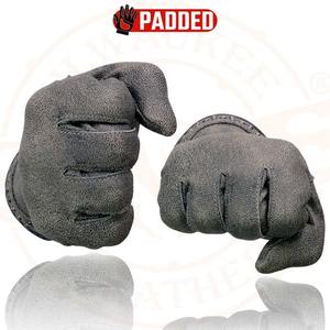 Gants de conduite en cuir noir premium pour hommes, à lacets, ventilés, compatibles écran tactile, commande en gros, prix raisonnable - Product Image 2