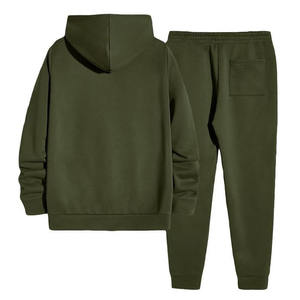 Nuevo conjunto deportivo para hombre, sudadera con capucha, pantalones deportivos, tela transpirable, para entrenamiento físico, gimnasio, en oferta. - Product Image 2