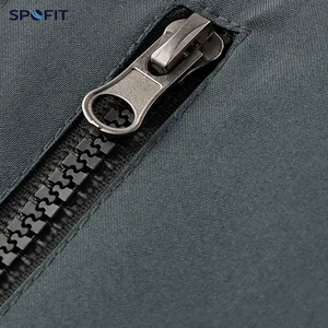 Men's Solid Eco-Friendly Two Piece Tracksuit Set Stand Collar <b>Zip</b>-<b>Up</b> <b>Jacket</b> Drawstring Pants Lightweight Casual Sportswear - Product Image 4