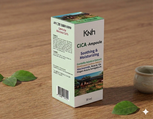 [KandH] KNH Cica Green Formula Aqua Ampoule, Ampolla Hidratante con Minerales de Agua de Mar Profunda, Calmante para Imperfecciones - Product Image 1