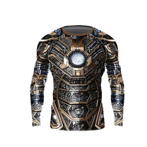 เสื้อรัดกล้ามเนื้อคุณภาพสูง ผ้าสั่งทำพิเศษ สำหรับผู้ชาย บีเจเจ แขนยาว ขายส่ง ราคาถูก บริการ OEM - Product Image 6