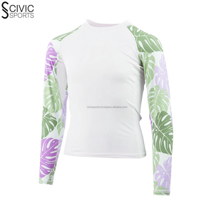 Active Wear Gym Rash Guard con mangas completas Logotipo personalizado Material Spandex-Precio al por mayor - Product Image 5