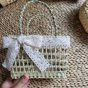 2026 Straw <b>Wicker</b> Handbags Straw Handbags For Women Straw Woven Handbag Womens Straw Handbags Bow Detail Summer Tote <b>Bag</b> - Product Image 2