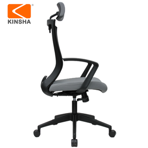 Ergonomic Mesh <b>Office</b> Chair with Lumbar Support and Power <b>Adjustable</b> Armrests | Modern Swivel Computer <b>Desk</b> Chair - Product Image 3