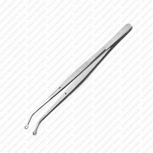 Pinzas de sutura de tejido de maíz de calidad premium, curvadas, de acero inoxidable, para sutura dental, pinzas quirúrgicas manuales para dentistas, con certificación CE - Product Image 4