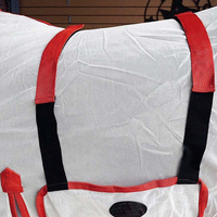 BRAND ZONE Couverture d'hiver imperméable en polaire pour cheval, personnalisable, avec 2 sangles de fixation - Modèle col standard