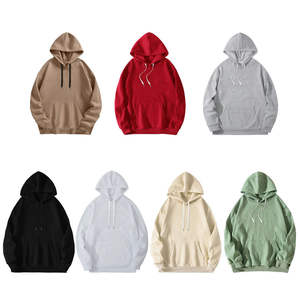 เสื้อฮู้ดดี้สวมหัวแบบเรียบสำหรับทุกเพศเสื้อสเวตเตอร์ผ้าฝ้าย100% รุ่นผู้ผลิตจากโรงงานบังคลาเทศ - Product Image 2