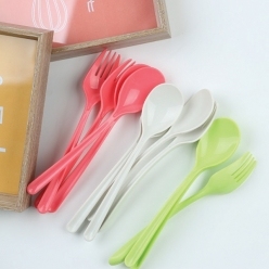 Set Polio 2P-cucchiaio colorato e forchetta - Product Image 1