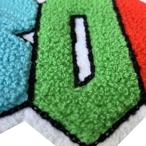 Custom Logo Chenille <b>Patch</b> Embroidered USA Varsity Letter Badge for Jackets Hoodies Uniforms and <b>Backpack</b> Use - Product Image 4