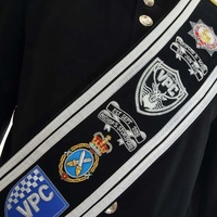 Écharpe de trompeur personnalisée OEM/ODM, écharpe brodée à la main pour trompettes et tambours, écharpe de trompeur en gros, uniforme de fanfare, doublet