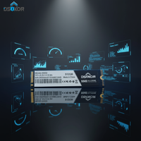 قرص صلب داخلي DSIKOR M.2 SATA3 SSD مقاس 2.5 بوصة بسعة 128 جيجابايت إلى 4 تيرابايت مع ضمان لمدة 3 سنوات وسرعة قراءة/كتابة 501-600 ميجابايت/ثانية وهيكل من سبائك الألومنيوم