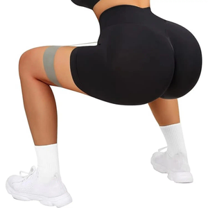 Nouveautés Shorts de sport respirants en toile pour femmes, shorts de yoga d'été avec logo personnalisé, shorts de sport à séchage rapide pour femmes - Product Image 6