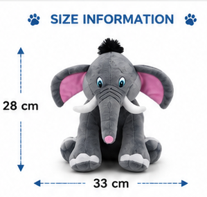 Lindo Peluche de Elefante, Juguete de Peluche Suave, Almohada de Elefante Kawaii, Tela Velboa, Regalo para Bebés y Niños, Logotipo Personalizado OEM Disponible - Product Image 3
