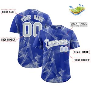 Maillot de baseball pour homme en polyester respirant, grande taille, design et logo personnalisés, impression de haute qualité, léger et à séchage rapide - Product Image 2