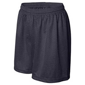 Shorts de plage unis en maille 100 % polyester, longueur genou, grande taille, coupe décontractée, performants - Product Image 5