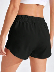 Shorts de yoga pour femmes, leggings élastiques pour la course à pied et l'entraînement, shorts de sport pour dames, vêtements de sport - Product Image 6