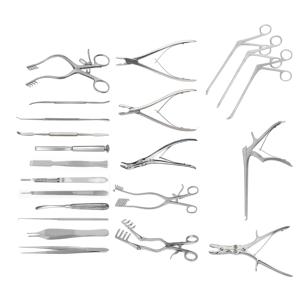 Ensemble de 22 instruments de chirurgie neurologique en acier inoxydable de qualité supérieure, kit d'outils chirurgicaux réutilisables pour craniotomie et base crânienne, qualité hospitalière - Product Image 4