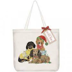 Sac fourre-tout de Noël personnalisé de qualité supérieure Article en soie personnalisé Style motif lettre Promotion Chine - Product Image 4