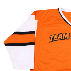 Jersey de Hockey Premium, Personaliza con el Nombre de tu Equipo y el Número del Jugador - Ropa Deportiva de Alto Rendimiento que Absorbe la Humedad, Uniforme Personalizado para Liga - Product Image 5