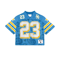 Supplier Jersey Olahraga Profesional Bahan Mesh Sublimasi Bernapas, Ringan, Performa Tinggi, Lengan Pendek, Logo, Nama, dan Nomor Custom