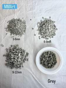 Gravier et pierre concassée en terrazzo de marbre rose naturel, agrégat de 6 à 9 mm, écologique, pour usage en jardin - Product Image 6