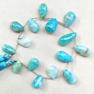 Cuentas de Larimar Natural de Corte Brillante Zubeda Gems, Hilo de 8 Pulgadas, Gema Azul que Cambia de Color, Orificio de 5MM para Fabricación de Joyas al por Mayor - Product Image 6