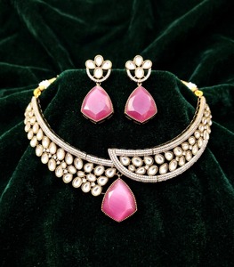 Women's <b>Gold</b> Plated Crystal Rhinestone Necklace Earrings Set Pear Cut Water Drop Classic Wedding Jewelry Alloy Fashion Set - Product Image 4