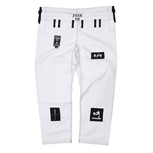 Kimono de Jiu Jitsu Shoyorol Fighter Gi de color blanco con logotipo personalizado de calidad premium, uniforme de Jiu Jitsu brasileño, 100% algodón - Product Image 4