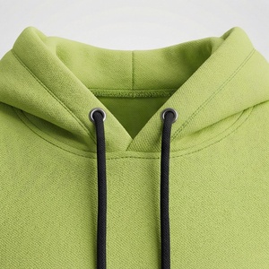 Streetwear Womens Hoodie Cotton <b>Polyester</b> Blended Custom Logo Printing Pullover Fleece Crop Top Apparel Fashion Design - Product Image 4