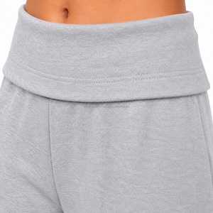 Women's Wide Leg Fleece Sweatpants High <b>Waisted</b> Cotton Blend Casual Lounge <b>Trousers</b> Soft Winter Pants OEM Wholesale - Product Image 3