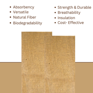 Rollo de tela de arpillera de Yute natural para embalaje, embalaje, uso agrícola e industrial, tela ecológica del fabricante - Product Image 6