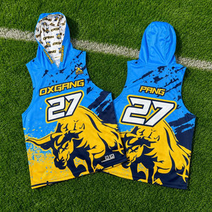 Tenues et maillots de flag football personnalisés, ensemble de football 7v7 avec maillots, shorts, drapeaux et ceintures imprimés par sublimation, OEM ODM - Product Image 6