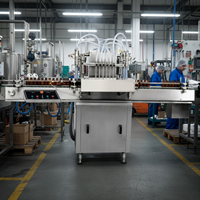 Máquina Automática de Alta Velocidad para Llenado de Botellas, Equipo de Llenado y Sellado de Líquidos, Sirope y Aceite, para Empaquetado Industrial en Madera y Plástico