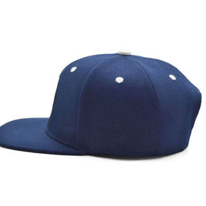 Casquette Snapback Unisexe en Coton à 6 Panneaux, Ajustable, Couleur Unie, Style Urbain Estival, Logo Personnalisé, Casquettes de Baseball Snapback - Product Image 4