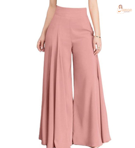 Pantalon de travail décontracté coréen taille haute droit uni en toile pour femme – Vente en gros - Product Image 1