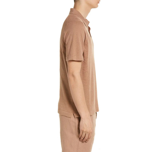Camisas Casuales de Manga Corta para Hombre con Logotipo Bordado en la Parte Delantera, Ecológicas, de Alta Calidad, 100% Algodón, Tejido de Punto Antiarrugas - Product Image 6