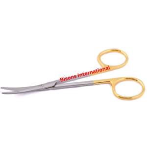 Ciseaux manuels en acier inoxydable médical BISONS pour la dissection tissulaire (type TC McIndoe Metzenbaum) - Product Image 3