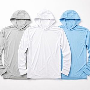 Camisetas de Pesca Personalizadas al por Mayor con Capucha para Protección Solar - Opciones OEM de Proveedor Directo del Fabricante - Product Image 5