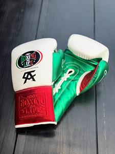 Guantes de Boxeo de Piel de Vacuno Genuina de Alta Calidad, Personalizables, Antideslizantes, Elásticos, con Cordones, para Entrenamiento de Sanda y Artes Marciales - Product Image 2