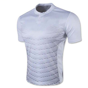 เสื้อรักบี้อเมริกันขายส่ง คุณภาพสูง ดีไซน์ใหม่ ระบายอากาศได้ดี ปรับแต่งได้ เสื้อฟุตบอลอเมริกันสำหรับสโมสร แขนสั้น - Product Image 5